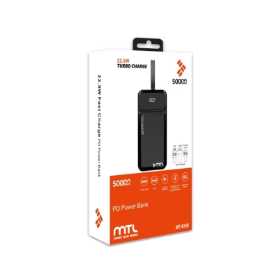 MTL MT4350 50000 Mah 22.5W Powerbank MTL MT4350 50000 Mah 22.5W Powerbank