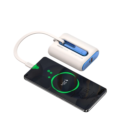 Recci RPB-P12C Hızlı Şarj Özellikli Type-C Kablolu 9000mAh Powerbank | 20W PD | 22.5W Type-C |Askı İpli Recci RPB-P12C Hızlı Şarj Özellikli Type-C Kablolu 9000mAh Powerbank | 20W PD | 22.5W Type-C |Askı İpli