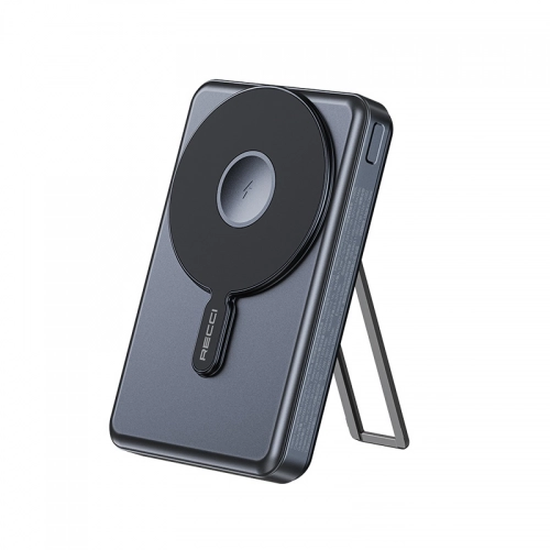 Recci RPB-W23 10000mAh Led Göstergeli Standlı 15WKablosuz Şarj Özellikli Type-C ve Lightning Kablolu Powerbank | PD 20W Recci RPB-W23 10000mAh Led Göstergeli Standlı 15WKablosuz Şarj Özellikli Type-C ve Lightning Kablolu Powerbank | PD 20W