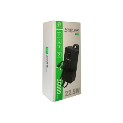 YK Design P960 30000 Mah 22.5W Powerbank | Kendinden Kablolu YK Design P960 30000 Mah 22.5W Powerbank | Kendinden Kablolu