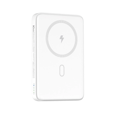Wiwu Magnetic Wi-P043 Led Göstergeli 10.000Mah Powerbank | Kablosuz Şarj | 15 Watt