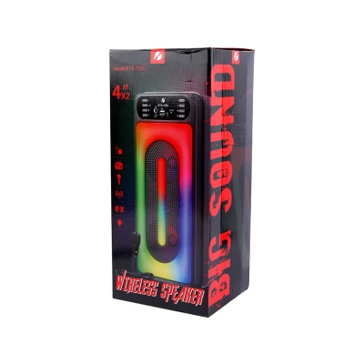 KTS-1555 Bluetooth Speaker 4"x 2 | Mikrofonlu 
