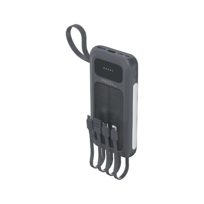 Acl Pw133 10000 Mah 22.5W 4 Kablolu El Fenerli Powerbank | Güneş Enerjili Acl Pw133 10000 Mah 22.5W 4 Kablolu El Fenerli Powerbank | Güneş Enerjili