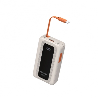 Linkage LKP60 10000 Mah 22.5W Powerbank | Lcd Gösterge | Makaralı Type-C Kablo Linkage LKP60 10000 Mah 22.5W Powerbank | Lcd Gösterge | Makaralı Type-C Kablo