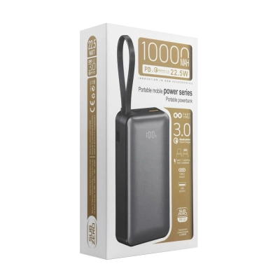 Subzero PR100 10000 Mah 22.5W QC3.0 Powerbank | Lcd Göstergeli