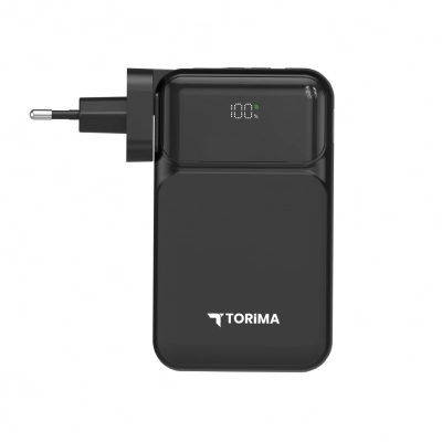 Torima Trm-1027 20000 mAh PD 22.5W Powerbank | 220V Priz Girişi |LCD Gösterge
