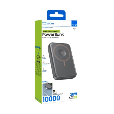 ACL Pw-127 10000 Mah 20W 3A | Kablosuz Şarj Özellikli Powerbank