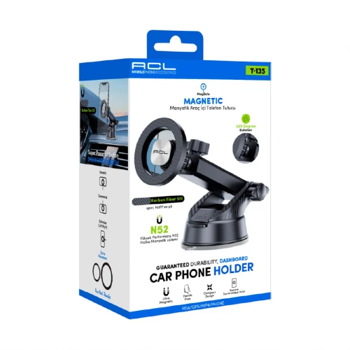 ACL T135 Manyetik Telefon Tutucu