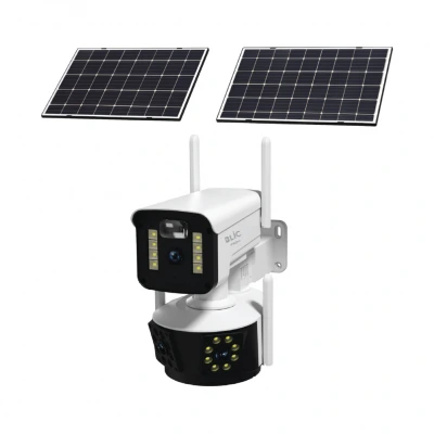 Blic BLM-93 9MP 4G Sim Kartlı Çift Güneş Panelli IP66 Güvenlik Kamerası | 12.000 mAh Batarya