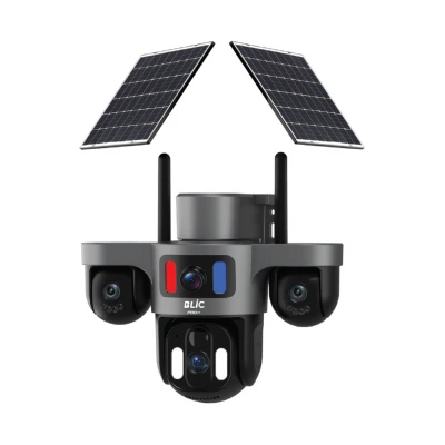 Blic BLM-95 9MP 4G Sim Kartlı Çift Güneş Panelli IP66 Güvenlik Kamerası | 12.000 mAh Batarya