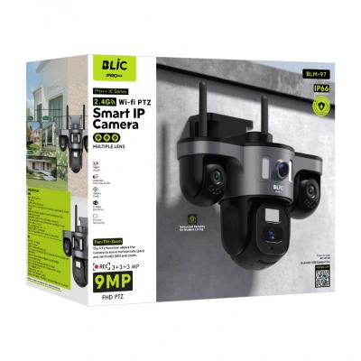 Blic BLM-97 Çoklu Lens 9MP PTZ Full HD IP Kamera