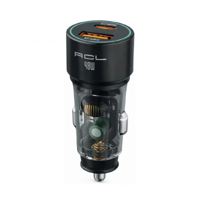 ACL ACC-05 48W 3.4A PD Hızlı Araç Şarj Başlık | 1xType-C 1xUSB QC