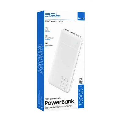 Acl Pw-104 10000 Mah Led Göstergeli Powerbank