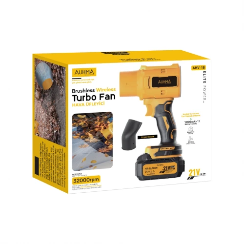 Auhma AHV-18 Şarjlı Araç İçi Basınçlı Hava Üfleme Süpürgesi