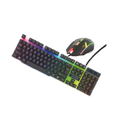Auris KGC10 Kablolu Oyuncu Klavye ve Mouse Set | Işıklı