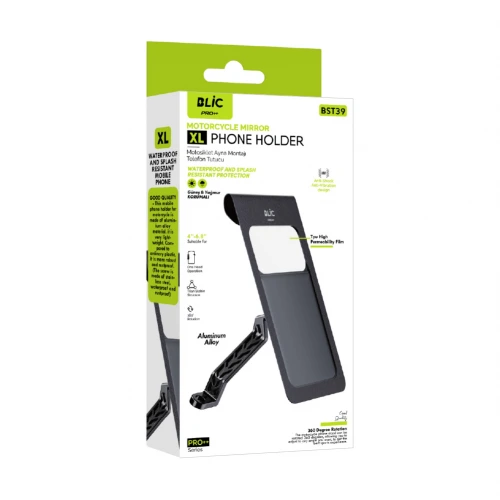 Blic Bst39 Su Geçirmez Ayna Bağlantılı Bisiklet | Motosiklet Telefon Tutucu | Titreşim Önleyici