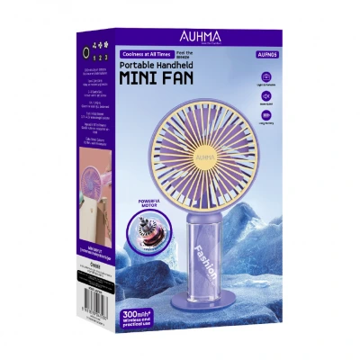 Auhma AUFN05 Şarjlı 3 Kademeli Mini El Fanı | 300mAh