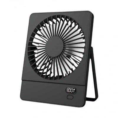 Blic Bwfn21 Şarjlı 4 Kademeli LCD Göstergeli Standlı Masaüstü Fan | 400mAh | 10.000 Rpm