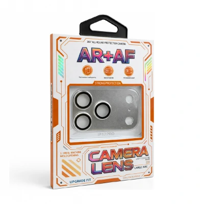 İphone 17 Pro Max Kamera Çevresini Tam Kaplayan Renkli Metal Kamera Lens