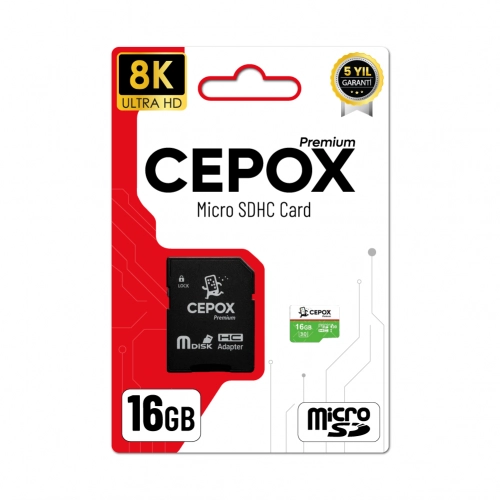 Cepox 16GB Hafıza Kartı | 3.0