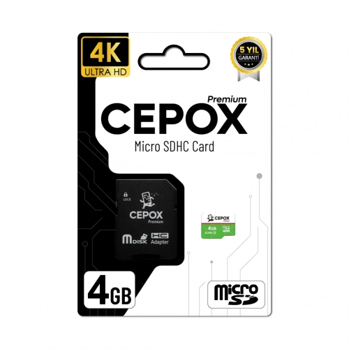 Cepox 4GB Hafıza Kartı | Class 10
