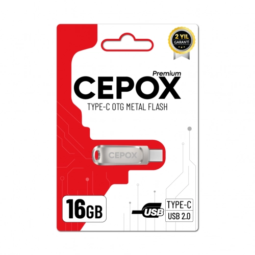 Cepox 16GB Type-C Otg Flash Bellek | USB 2.0