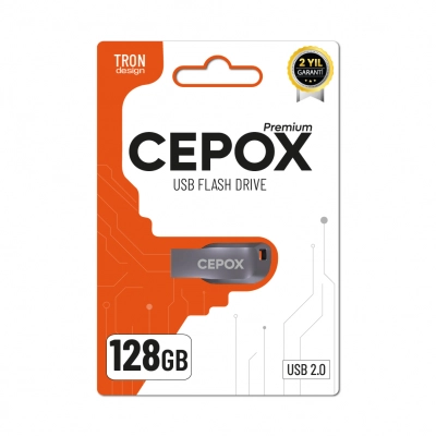 Cepox Tron 128GB Flash Bellek | USB 2.0