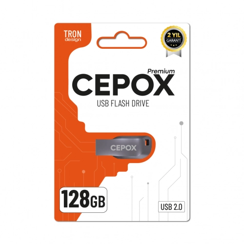 Cepox Tron 128GB Flash Bellek | USB 2.0