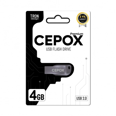 Cepox Tron 4GB Flash Bellek | USB 2.0