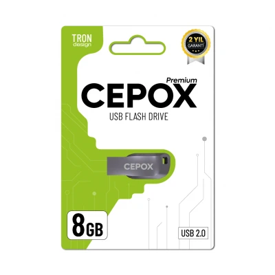 Cepox Tron 8GB Flash Bellek | USB 2.0