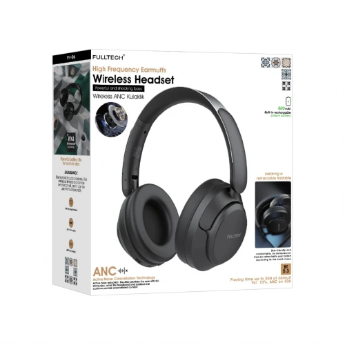 Fulltech FH-06 Kulak Üstü ANC Bluetooh Kulaklık