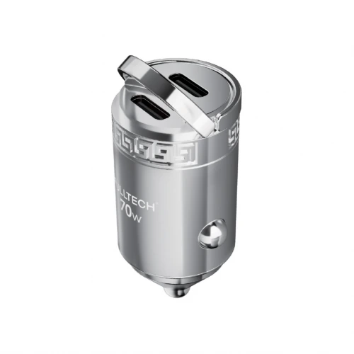 Fulltech FTC-02 70W 3A PD Hızlı Araç Şarj Başlık | 2 x Type-C
