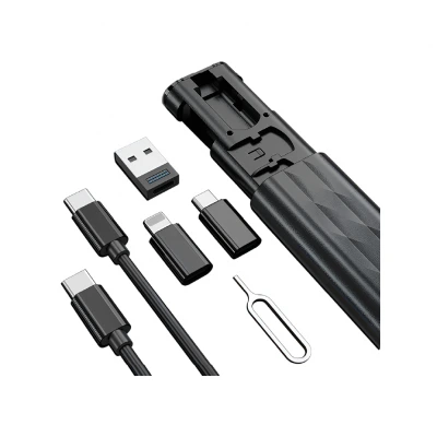 Fulltech FH7 Çok Fonksiyonlu Usb | Type-C | Lightning | Micro Çevirici Set 