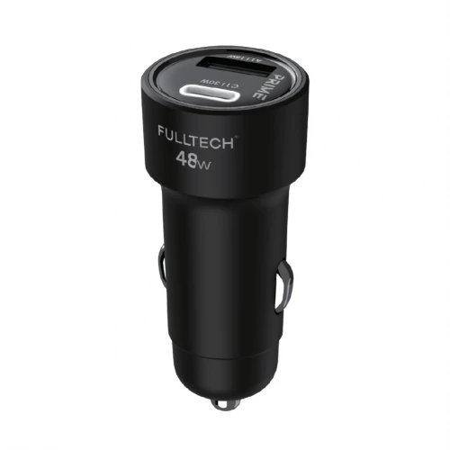 Fulltech FTC-03 Oto Başlık | 3A 48W Hızlı Şarj | 1xUSB  1xType-C