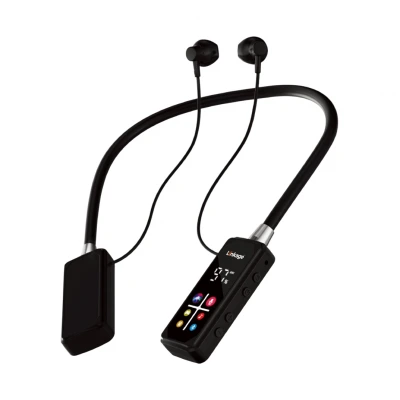 Linkage LKB-41 Boyun Askılı ENC Bluetooth Kulaklık | Hafıza Kartı Desteği | Mıknatıslı Uçlar | 60 Saat Bekleme