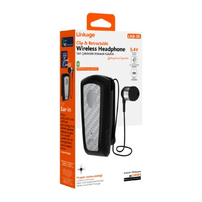 Linkage LKB38 Makaralı Bluetooth Kulaklık | Titreşimli Uyarı
