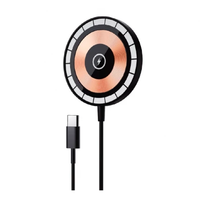 Linkage Lws7 Magnetic Kablosuz Şarj Cihazı | 15 Watt | Type-C Kablo