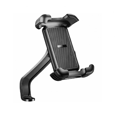 Lucatech LS821 Bisiklet | Motosiklet Telefon Tutucu | Sarsıntı Önleyici | 360 Derece Dönebilme