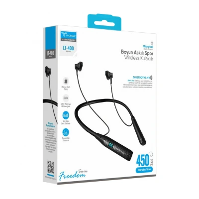 Lucatech LT400 150 Saat Boyun Askılı Bluetooth Kulaklık