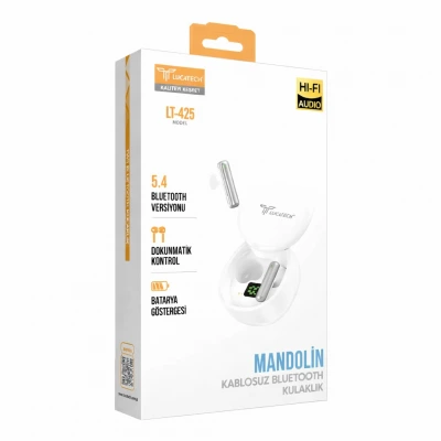 Lucatech LT425 Mandolin Tws Bluetooth Kulaklık | HIFI Audio | BT 5.4