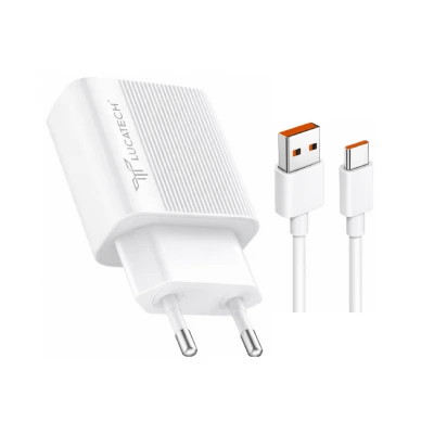Lucatech LC109 3.4A Hızlı Type-C Ev Şarj Aleti