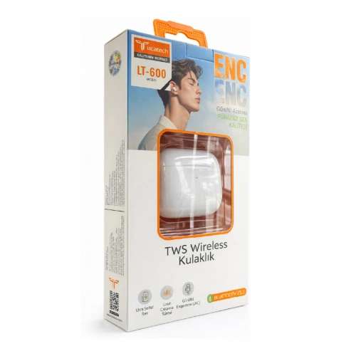 Lucatech LT-600 TWS Bluetooth Kulaklık | ENC Gürültü Önleyici
