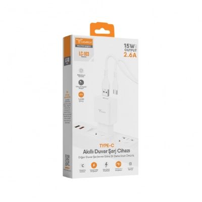 Lucatech Type-C LC103 2.4A Ev Şarj Aleti