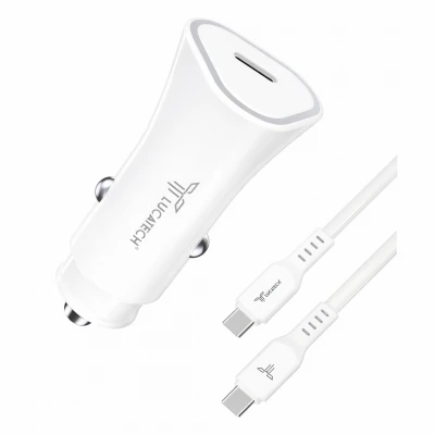 Lucatech Lc151 Pd Oto Başlık | Type-C Type-C Kablo | 45W Turbo Şarj