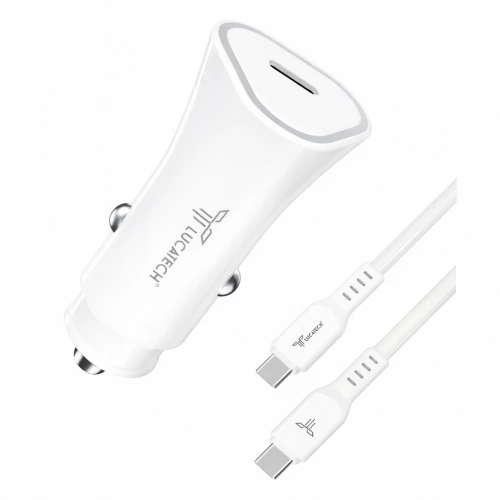 Lucatech Lc151 Pd Oto Başlık | Type-C Type-C Kablo | 45W Turbo Şarj