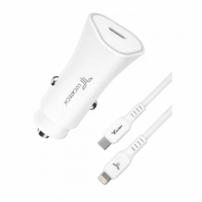 Lucatech Lc152 Pd Oto Başlık | Type-C Lightning Kablo | 45W Turbo Şarj