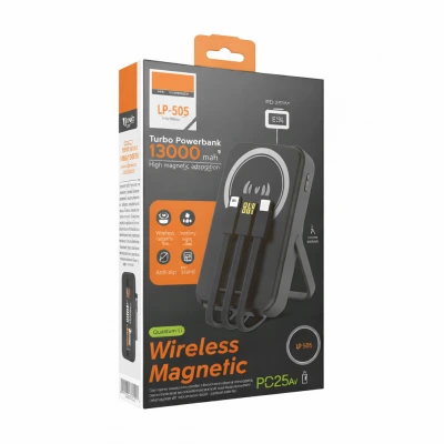 Lucatech LP-505 13000 Mah Lcd Göstergeli 25W Kablosuz Şarj Özellikli Powerbank | Standlı