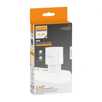 Lucatech LC102 USB 2.1A Ev Şarj Başlığı