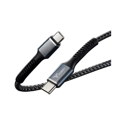 Lucatech LK-250 Type-C to Type-C 240W Hasır PD Şarj Kablosu