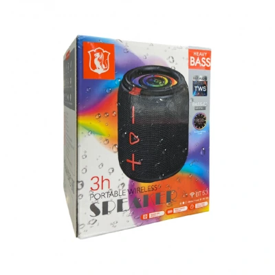 Heavy Bass RGB Mini Bluetooth Speaker | TWS HiFi Ses
